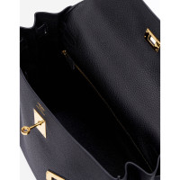 Hermès Kelly Bag Leather in Black