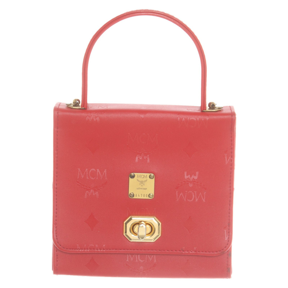 Mcm Handtasche in Rot