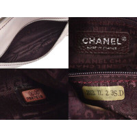 Chanel Umhängetasche aus Canvas in Beige