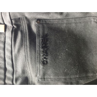 Chanel Hose aus Jeansstoff in Schwarz