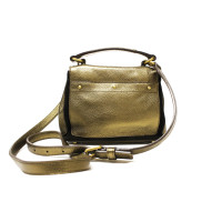 Yves Saint Laurent Shopper Leather in Gold