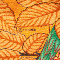 Hermès Sac fourre-tout en Toile en Orange