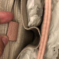 Gucci Interlocking Shoulder Bag Normal aus Leder in Beige