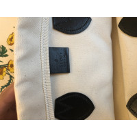 Gucci Handtasche aus Baumwolle in Creme