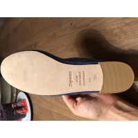 Repetto Slippers/Ballerina's Suède in Blauw