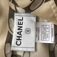 Chanel Jacke/Mantel aus Seide in Beige
