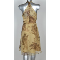 Ralph Lauren Kleid aus Seide in Ocker
