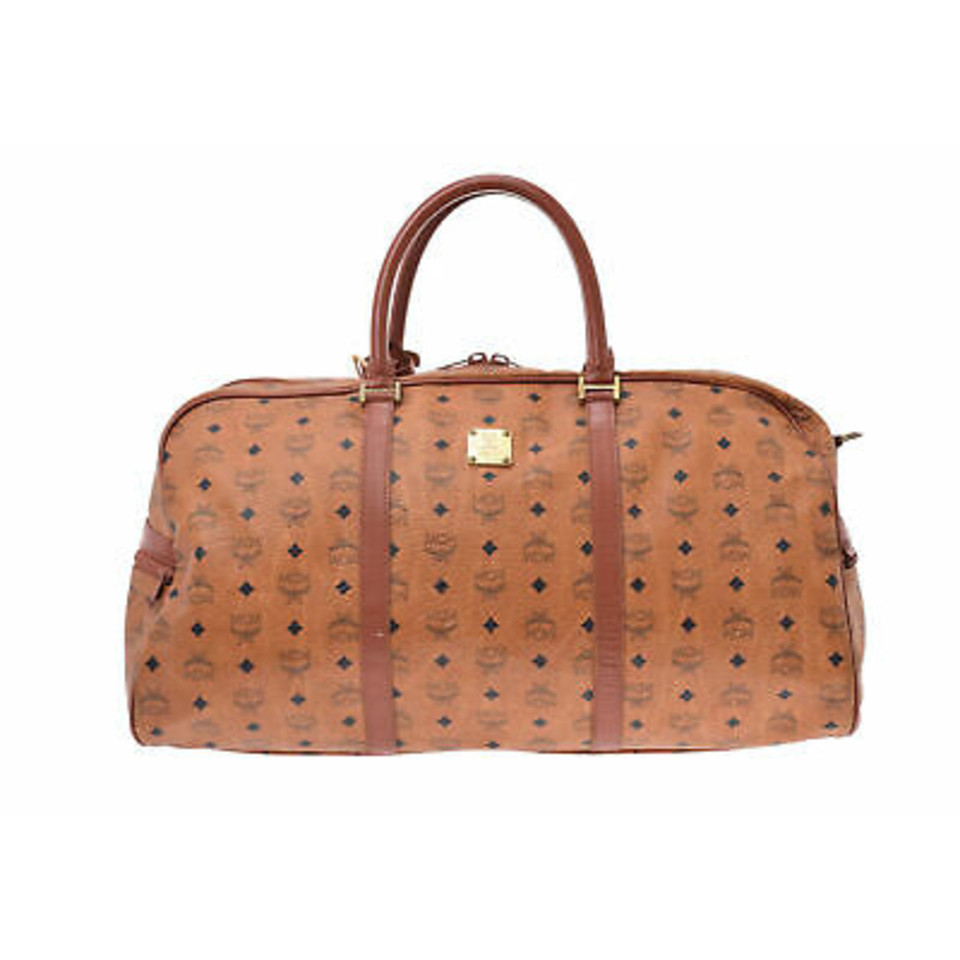 Mcm Travel bag Leather in Brown