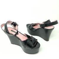 Sonia Rykiel For H&M Wedges Patent leather in Black