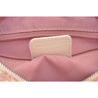 Christian Dior Handtasche aus Canvas in Rosa / Pink