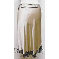 Moschino Skirt Silk in Beige