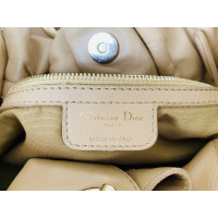 Christian Dior Tote bag Leather in Beige