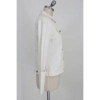 Helmut Lang Jacke/Mantel aus Baumwolle in Weiß