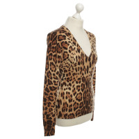 Dolce & Gabbana Cashmere sweater met animal print