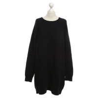 Jil Sander Donker blauwe gebreide pullover