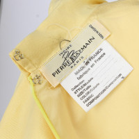 Pierre Balmain Kleid aus Seide in Gelb