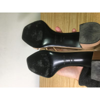 Saint Laurent Sandals Patent leather in Nude