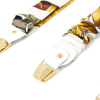 Hermès Accessoire aus Seide in Gold