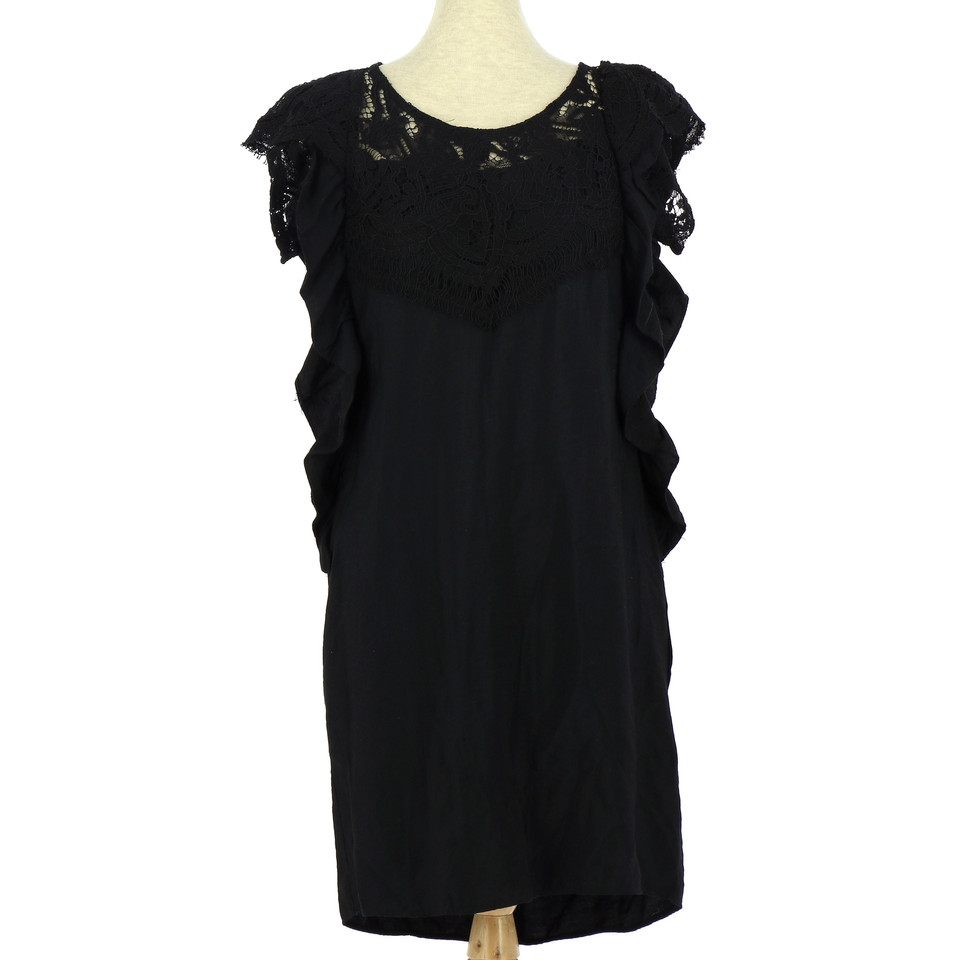 Sandro Dress Viscose in Black