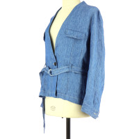 Gerard Darel Giacca/Cappotto in Lino in Blu