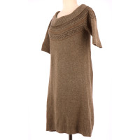 Comptoir Des Cotonniers Dress Wool in Brown