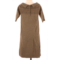 Comptoir Des Cotonniers Kleid aus Wolle in Braun