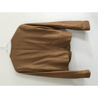 René Lezard Jacket/Coat Leather in Beige