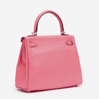 Hermès Kelly Bag 25 in Pelle in Rosa