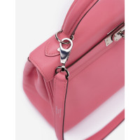 Hermès Kelly Bag 25 aus Leder in Rosa / Pink