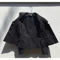 Prada Jacke/Mantel aus Baumwolle in Schwarz