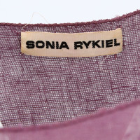 Sonia Rykiel Jurk Linnen in Violet