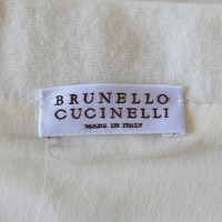 Brunello Cucinelli Strick aus Baumwolle in Weiß