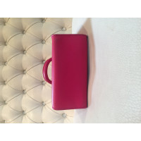 Sophie Hulme Borsa a tracolla in Pelle in Fucsia