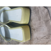 Pollini Sandals Leather in Yellow