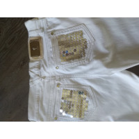 Versace Hose aus Baumwolle in Weiß