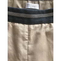 Brunello Cucinelli Trousers Cotton in Ochre