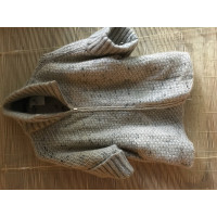 Max Mara Jacke/Mantel aus Wolle in Grau