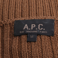 A.P.C. Vest in bruin