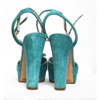 Marc Jacobs Sandals Suede in Turquoise