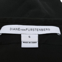 Diane Von Furstenberg Top Silk in Black