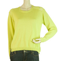 Valentino Garavani Top Cotton in Yellow