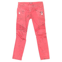 Balmain Biker Jeans avec des motifs