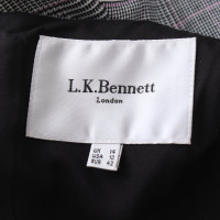 L.K. Bennett Pencil dress with glencheck pattern