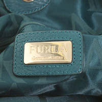 Furla Handbag Leather in Petrol