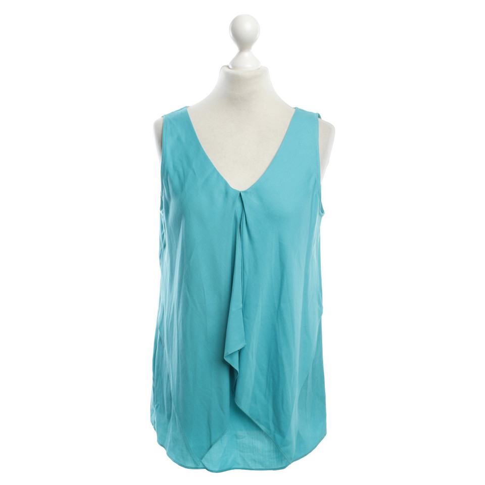 Laurèl Sleeveless shirt in turquoise