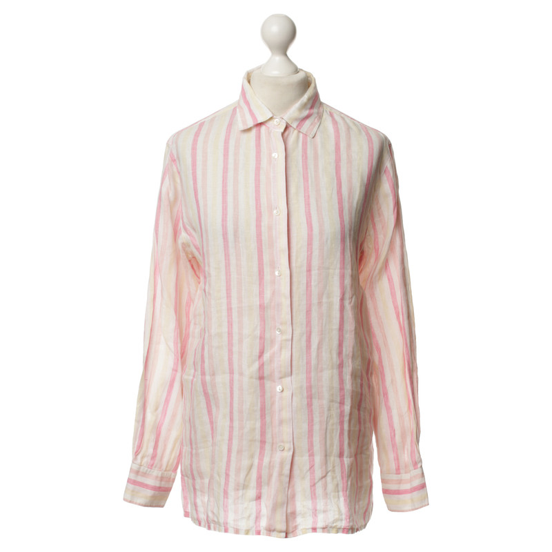Loro Piana Linen blouse with stripes