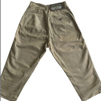 Armani Jeans Paire de Pantalon en Coton en Marron