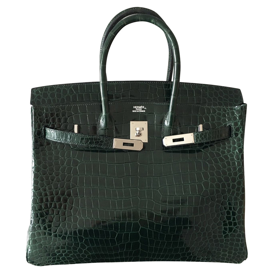 Hermès Birkin Bag 35 en Cuir en Vert