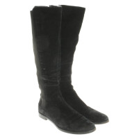 Sergio Rossi Boots Suede in Black