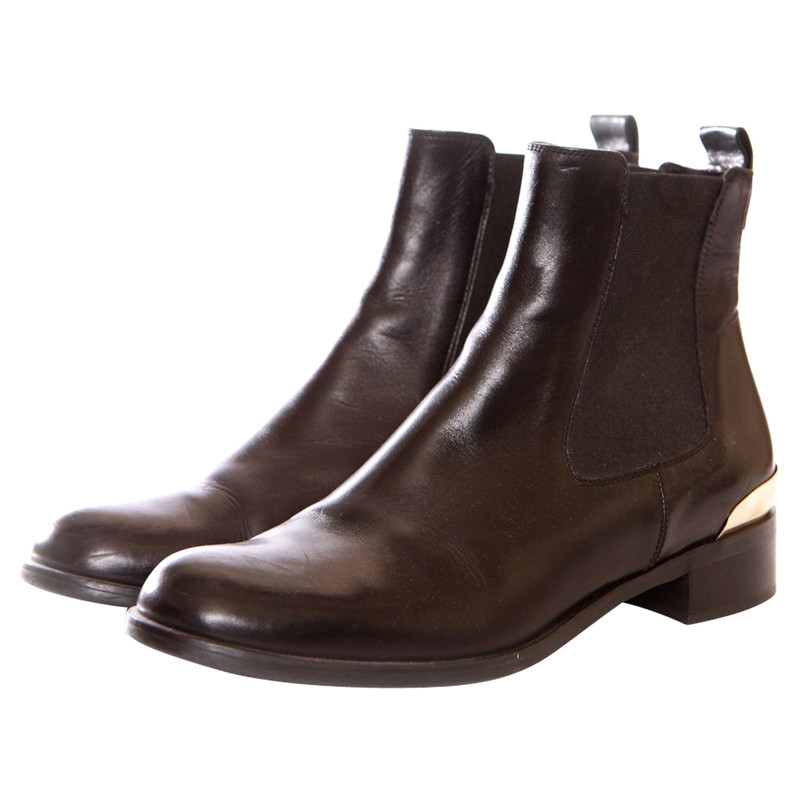 russell and bromley black ankle boots